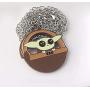 Kiaka Baby Yoda Grogu Star Wars Mandalorian Necklace for Kids and Teens