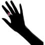 Jewelili Sterling Silver 14x9mm Pear Created Ruby and Round Created White Sapphire Teardrop Halo Ring