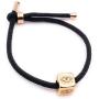Handmade Black Cord Evil Eye Cube Bracelet Protection Jewelry