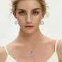 YL Celtic Knot Necklace 925 Sterling Silver Triskele Dangle Drop Earrings Triskelion Moon Leverback Jewelry for Women YL Celtic Knot Necklace 925 Sterling Silver Triskele Dangle Drop Earrings Triskelion Moon Leverback Jewelry for Women