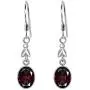 Red Garnet 4.43 Ct Oval 925 Sterling Silver Dangle Earrings Christmas Gifts For Women By Orchid Jewelry Red Garnet 4.43 Ct Oval 925 Sterling Silver Dangle Earrings Christmas Gifts For Women By Orchid Jewelry