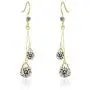 Cubic Zirconia CZ Drop Earrings Womens Long Wedding Bridal Crystal Rhinestone Zircon Linear Dangle Earrings for Women Girls Bride Bridesmaids Party Prom Fashion Jewelry