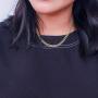 18K Yellow Gold 3.5MM, 5MM, or 6.5MM Cuban Curb Link Chain Necklaces or Bracelets- Made in Italy-18 Karat