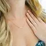 HONEYCAT Horizontal Bar Necklace in Gold, Rose Gold, or Silver | Minimalist, Delicate Jewelry HONEYCAT Horizontal Bar Necklace in Gold, Rose Gold, or Silver | Minimalist, Delicate Jewelry
