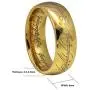 Kingary 6mm 8mm The Magic Ring Gold Plated Tungsten Carbide Ring Band for Men Women Comfort Fit Size 4 to 16 Kingary 6mm 8mm The Magic Ring Gold Plated Tungsten Carbide Ring Band for Men Women Comfort Fit Size 4 to 16