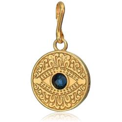 Alex and Ani Womens Evil Eye Charm 14kt Gold Plated, Expandable