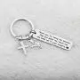 BAUNA Confirmation Sponsor Gifts Catholic Sponsor Gifts Thank You for Being My Sponsor Keychain with Cross Peace Dove Charm