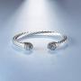 UNY Fashion Jewelry Brand Cable Wire Retro Antique Bangle Elegant Beautiful Valentine