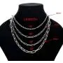 W WOOGGE Chain 4mm 5mm 8mm Necklace Link Chain - Paperclip Oval Link Chain Necklace - 14'' 16'' 18'' 20'' 22'' W WOOGGE Chain 4mm 5mm 8mm Necklace Link Chain - Paperclip Oval Link Chain Necklace - 14'' 16'' 18'' 20'' 22''