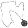 Norse Viking Celtic Jewelry Valknut Odin Elder Futhark Rune Protection Amulet Unisex Boys Mens Pendant Necklace Charm for men w silver ball chain