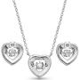 Montana Silversmiths River of Lights Dancing Heart Jewelry Set
