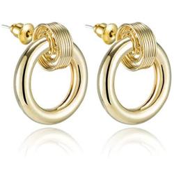 IBEEDOW Hoop Earrings Cubic Zirconia Dangle Earrings Drop Hypoallergenic Stud Earrings Sterling Silver Earrings