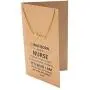 Quan Jewelry EKG Heartbeat Necklace, Lifeline Pulse Pendant, Female Nurse RN Graduation Gifts with Greeting Card, 16-in to 18-in, Gold-tone Quan Jewelry EKG Heartbeat Necklace, Lifeline Pulse Pendant, Female Nurse RN Graduation Gifts with Greeting Card, 16-in to 18-in, Gold-tone