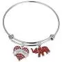 SEIRAA Delta Sigma Theta Sorority Jewelry DST Expandable Charm Bracelet with Rhinestone Red Elephant Finer 1913 Delta Gift SEIRAA Delta Sigma Theta Sorority Jewelry DST Expandable Charm Bracelet with Rhinestone Red Elephant Finer 1913 Delta Gift