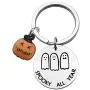 ENSIANTH Halloween Ghost Keychain Spooky All Year Keychain Thanksgiving gift Pumpkin Keychain Trick or Treat Gift