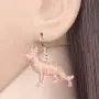 DUOWEI German Shepherd Dog Earrings Vintage Dangle Jewelry Charms Gifts | Silver Rose-gold And Gold Plated DUOWEI German Shepherd Dog Earrings Vintage Dangle Jewelry Charms Gifts | Silver Rose-gold And Gold Plated