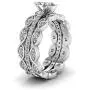 wedding ring set Two Rings His Hers Couples Matching Rings Womens 3pc White Gold Filled CZ Wedding Engagement Ring Bridal Sets Mens Titanium Wedding Band wedding ring set Two Rings His Hers Couples Matching Rings Womens 3pc White Gold Filled CZ Wedding Engagement Ring Bridal Sets Mens Titanium Wedding Band