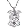 Pit Bull Dog Sterling Silver Necklace Dangle Earrings Set by Ginger Lyne Ears Down Puppy Dog Pet Pendant Box Chain Doggie Animal Paw Print Heart Jewelry for Pit Mom Women Girls Teens Pit Bull Dog Sterling Silver Necklace Dangle Earrings Set by Ginger Lyne Ears Down Puppy Dog Pet Pendant Box Chain Doggie Animal Paw Print Heart Jewelry for Pit Mom Women Girls Teens