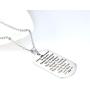 danjie Stainless Steel Dog Tag Letters to My Son.Love mom Pendant Necklace,Inspirational Gifts for Son Jewelry