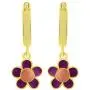 AFFY Jewelry Multi Enamel Flower Drop Earrings in 925 Sterling Silver AFFY Jewelry Multi Enamel Flower Drop Earrings in 925 Sterling Silver