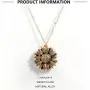 Sloong You Are My Sunshine Engraved Necklace Inspirational Sunflower Locket Necklace Jewelry for Women girlfriend
