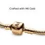 PANDORA Jewelry Moments Gold Clasp Charm Gold 14K Bracelet