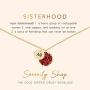 Sorority Shop Alpha Phi Sisterhood Druzy Necklace