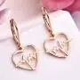 YL Serotonin Necklace 925 Sterling Silver Heartbeat Pendant Infinity Heart Jewelry