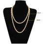 Zealmer Shoopic Hip Hop Mens Iced Out Tennis Chain Necklace 20'', 24''