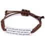 O.RIYA You are Braver Than You Believe Charming Little Inspirational Bracelet