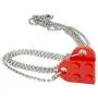 GEAREDC Brick Necklace for Couples, BFF Heart Friendship Necklace Set, Matching Necklaces for Mom and Daughter, Cute Love Heart Brick Birthday GEAREDC Brick Necklace for Couples, BFF Heart Friendship Necklace Set, Matching Necklaces for Mom and Daughter, Cute Love Heart Brick Birthday