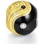 NINAQUEEN Tai Chi Valentines Day Charms Gifts 925 Sterling Silver Gold Plated Black Enamel Bead Charms with 5A Cubic Zirconia Chinese Elements Charms for Bracelets Necklaces NINAQUEEN Tai Chi Valentines Day Charms Gifts 925 Sterling Silver Gold Plated Black Enamel Bead Charms with 5A Cubic Zirconia Chinese Elements Charms for Bracelets Necklaces