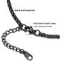 PROSTEEL Punk Rock Necklace,M16A4 Rifle Shape Pendant & Chain，Cool Men Jewelry,Gift for Him
