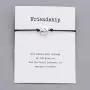 Pipitree Friendship Bracelet Charm Bracelet for Best Friends - Bracelet Gift Card Braided Wish Bracelet for You Care Everyone(4Pcs) Pipitree Friendship Bracelet Charm Bracelet for Best Friends - Bracelet Gift Card Braided Wish Bracelet for You Care Everyone(4Pcs)