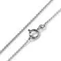 Silvershake 1.05ct. Natural Amethyst White Gold Plated 925 Sterling Silver Cross Pendant with 18 Inch Chain Necklace Silvershake 1.05ct. Natural Amethyst White Gold Plated 925 Sterling Silver Cross Pendant with 18 Inch Chain Necklace
