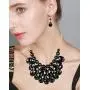 LOYALLOOK Fashion Bib Chunky Necklace Floating Bubble Collar Necklaces Teardrop Earring Necklace Vintage Statement Jewelry Set,4 Set LOYALLOOK Fashion Bib Chunky Necklace Floating Bubble Collar Necklaces Teardrop Earring Necklace Vintage Statement Jewelry Set,4 Set