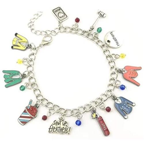 Blingsoul TV Movies Show Charm Bracelet - Valentines Merchandise Costume Horror Jewelry Gifts for Women