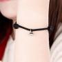 Magnet Bracelet for Couples 2 Pieces Relationship Magnetic Bracelet Mutual Attraction Rope Braided Couple Bracelet Pinky Promise Friendship Bracelet for Best Friend Boyfriend Girlfriend