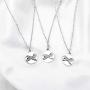 FUSTMW 3 Pinky Promise Necklace Pinky Swear Best Friends Gift Sisters Necklaces Friendship Jewelry