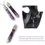 OCARLY Natural Gemstone Point Hexagonal Pendant Energy Pendulum Necklace Healing Crystal Chakra Jewelry OCARLY Natural Gemstone Point Hexagonal Pendant Energy Pendulum Necklace Healing Crystal Chakra Jewelry
