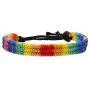 Nanafast Rainbow LGBT Pride Bracelet Handmade Braided Friendship String Bracelet for Gay & Lesbian Adjustable Size Nanafast Rainbow LGBT Pride Bracelet Handmade Braided Friendship String Bracelet for Gay & Lesbian Adjustable Size