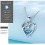Birthstone Necklaces for Women Sterling Silver Birthstone Cubic Zirconia CZ Heart Pendant Necklace Fashion Jewelry Anniversary Birthday Gifts for Girls Her Mom Wife Daughter Yourself, 16+2 Inch Birthstone Necklaces for Women Sterling Silver Birthstone Cubic Zirconia CZ Heart Pendant Necklace Fashion Jewelry Anniversary Birthday Gifts for Girls Her Mom Wife Daughter Yourself, 16+2 Inch