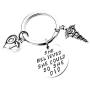 YALIMIAN Occupational Therapist Gift Occupational Therapy Jewelry OT Keychain She Could So She Did Graduation Gift for OT