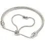 Authentic Bolenvi 925 Sterling Silver Adjustable Size Clip On/Off Bracelet compatible with Pandora Beads Charms Authentic Bolenvi 925 Sterling Silver Adjustable Size Clip On/Off Bracelet compatible with Pandora Beads Charms