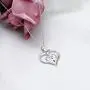 SEIRAA Otter Necklace Sea Otter Heart Pendant Necklace for Otter Lovers Otterly in Love with You Forever Birthday