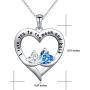 Sterling Silver Mother and Child Sister Forever Love Heart Pendant Necklace Bangle Bracelet for Mothers Day Gift