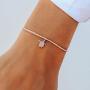 Pura Vida Rose Gold Sea Turtle Bracelet - Waterproof, Adjustable Band