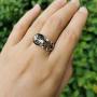 CANEER Dog Rings, Personalized Pet Statement Open Ring for Women Retro Animal Fashion Adjustable Jewelry Cute Cocktail Ring for Dog Lovers