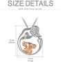 AOBOCO Elephant Jewelry Gifts for Women Sterling Silver Elephant Family Necklace for Mom Daughter Wife Grandma