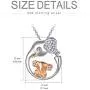 AOBOCO Elephant Jewelry Gifts for Women Sterling Silver Elephant Family Necklace for Mom Daughter Wife Grandma